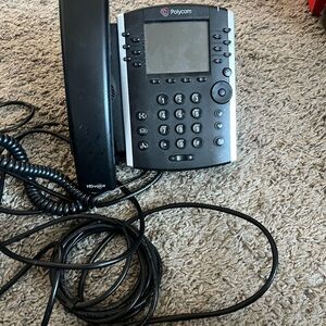 Black Office Phone